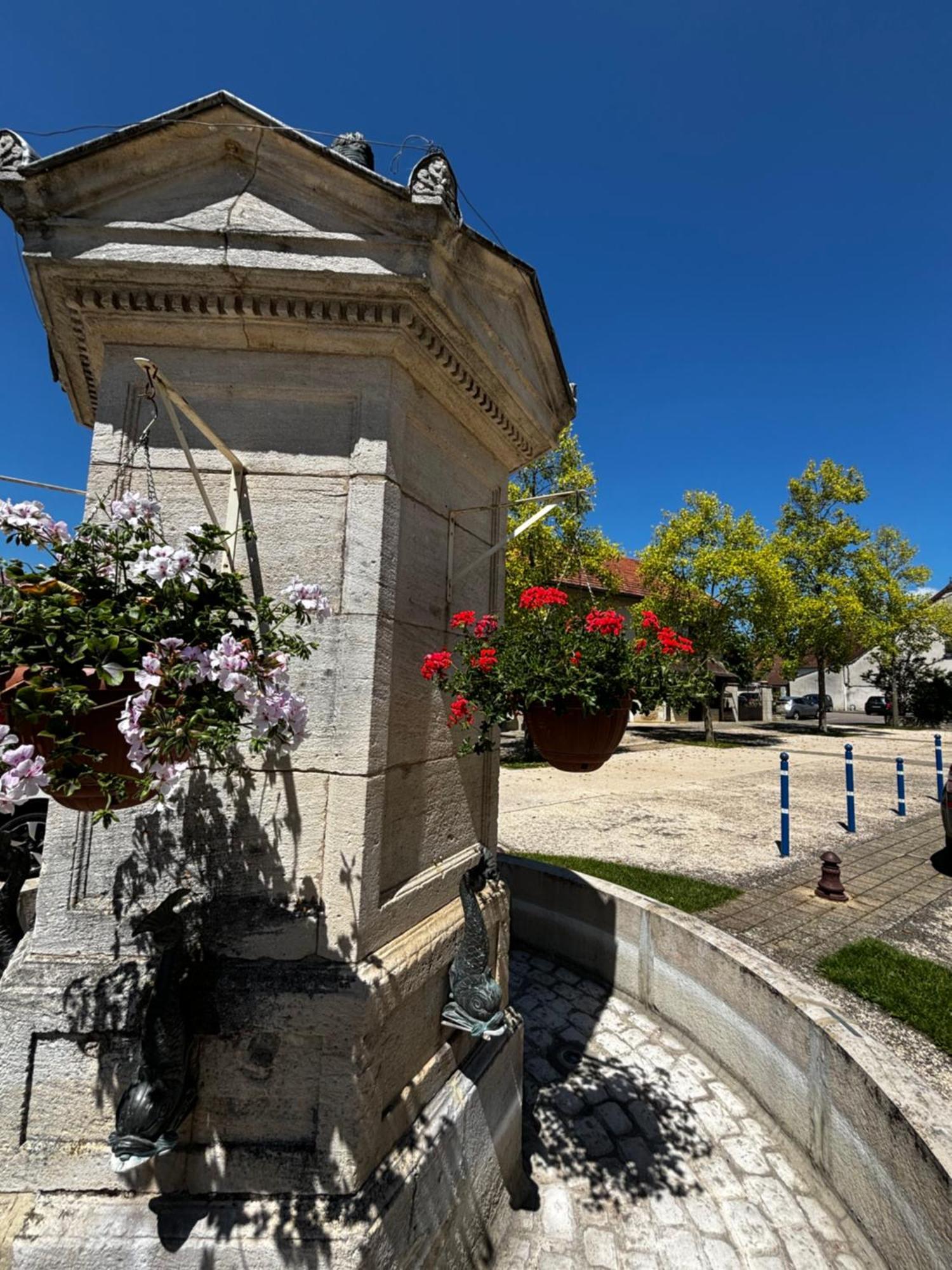 Hotel Au Lavoir Fontaine-Française Exterior foto